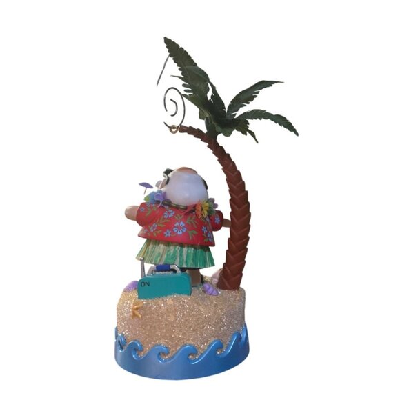 Christmas - Santa Beach Scene Musical Ornament‎ 2004 Hallmark  - Vintage - Picture 4 of 7